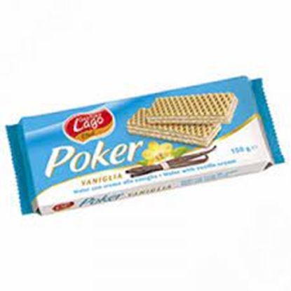 Picture of LAGO POKER WAFER MAXI VANILLA 150G